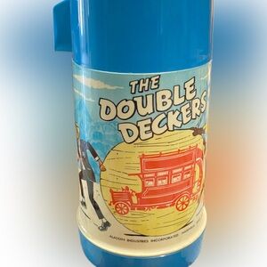 Vintage Double Decker Lunchbox Thermos